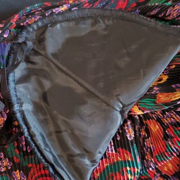 Smart Woman Plisse Pleat Colorful Art To Wear Jacket Cardigan SZ 14 - Picture 8 of 9